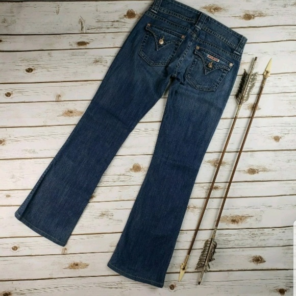 Hudson Jeans Womens 25 Straight Bootcut Med Wash - Picture 2 of 6